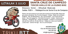 Santa Cruz de Campezo - Tercer anillo de la Eusko Bike . Todo el día (54 km)